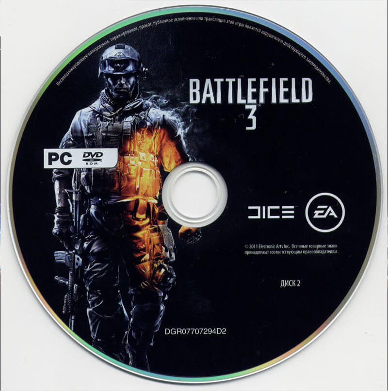 Лицензионный диск Battlefield 3 для Windows